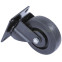 Rotila 100mm mobila tip D - Neagra